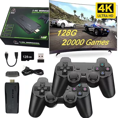 20000+ 4K HDMI TV Video Game Stick Retro Gaming Console W/ 2 Wireless Controller • $39.99