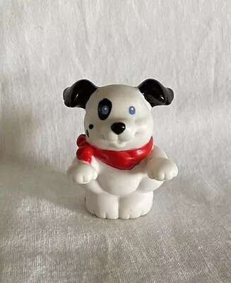 Fisher Price Little People White Dog With Black Spots - 2001 - EUC • $10