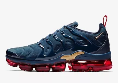 New Blue And Red Nike Air Vapormax Plus TN Men's Shoes US 7-12 • $165