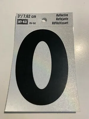 HY-KO 3  Self-adhesive Reflective Decal Numbers • $2