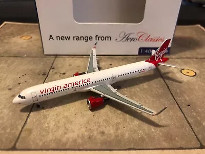 Aeroclassics Virgin America A321-253NWL 2000s Color Neo Kid On The Block N921VA • $37.98