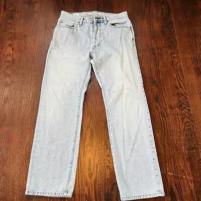 Pacsun Mens Straight Button Fly Lightwash Blue Jeans Straight Leg 30x30 READ • $7.95