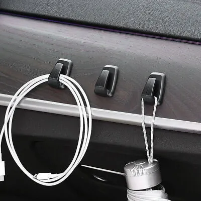 3x Universal Car Hooks Phone Charger Cable Key Pocket Bag Organizer Hanger Hooks • $6.65