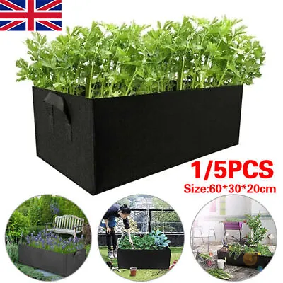 1/5X Large Plant Grow Bags Potato Fruit Vegetable Garden Planter Growing Bag • £4.59