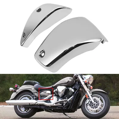 Chrome ABS Battery Side Fairing Covers For Yamaha V Star 1300 XVS 1300 07-17 • $43.99