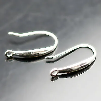Genuine 925 Sterling Silver Earring Wires Hooks Jewellery Findings Wholesale • £2.61