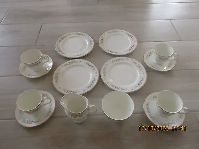 Mayfair Alpine Teaset  Salad/dessert Plates Cups & Saucers Milk Jug & Sugar Bowl • £7.50