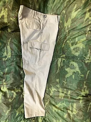 LA Police Gear BDU Tactical Cargo Ripstop Pants Men’s Size 38X32 Tan Khaki • $12