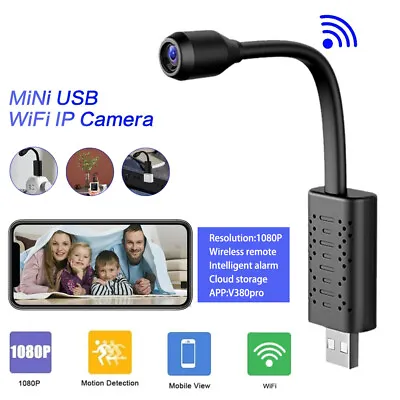 Mini Wifi Camera 1080P Security Hidden Nanny Cam DIY Wireless Motion Sensor • £15.99