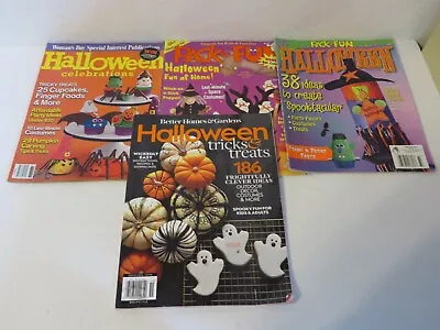 Halloween 4 Magazine Lot Pack O Fun 2021 2008 Better Homes Celebrations Woman's • $9.99