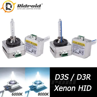 2x Xenon D3S D3R HID Bulbs Kit 35W OEM Headlight Direct Replacement 6000K 8000K • $19.99