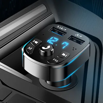 Car Parts Phone Charger Bluetooth USB FM Transmitter MP3 Player Radio Adapter • $8.50