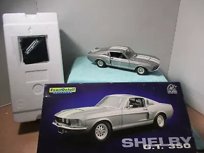 1/18 Exact Detail Silver 1967 Shelby Gt 300 • $169.99