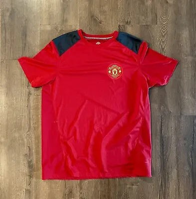 Manchester United Football Soccer Official Shirt Patch Red Men’s XL EXTRA LARGE • $13.49