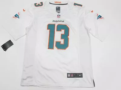 NWT Dan Marino #13 Miami Dolphins Throwback Men's Jersey White • $64.99