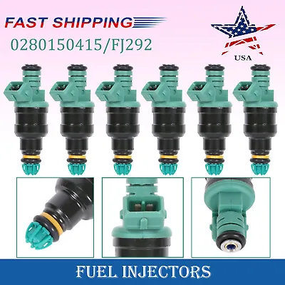 6pcs Fuel Injector 0280150415/FJ292 For BMW M3/323is/325is/525i E36/E34/M50/S50 • $38.38