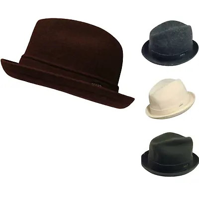 $57.92 • Buy KANGOL Wool Player Trilby Hat Fedora Style Warm Winter Cap 6447BC