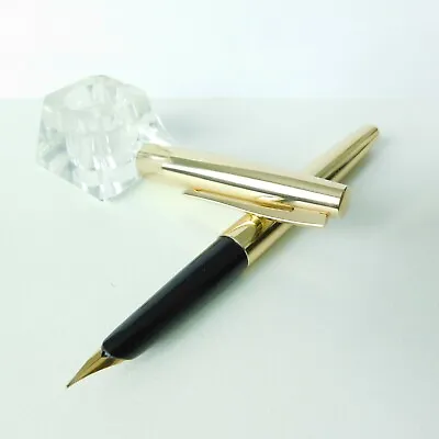 $35 • Buy Vintage SKATER Gold Plated Fountain Pen Vacum Pump Fine Nib Japan 1970s