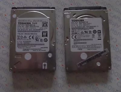 2 Toshiba Internal Hard Drives 2.5inch For Laptops Both Are  1TB • £3.20