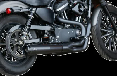 S&S 550-0951 Black Superstreet 2-1 Exhaust For 2007-2013 Harley Sportster • $719.94