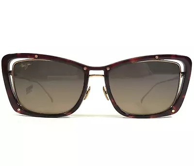 Maui Jim Sunglasses Adrift MJ-808-10 Brown Tortoise Gold Frames W Brown Lenses • $339.99