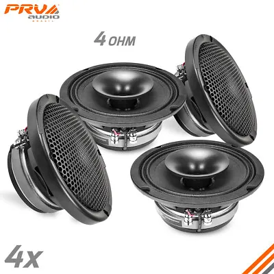 4x PRV 6.5  2-Way Coaxial Full Range Speakers 1520W 4 Ohm 6CX380 SLIM Pro Audio • $259.64