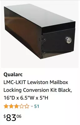 Qualarc Lewiston Locking Insert Mailbox Converstion Kit • $15