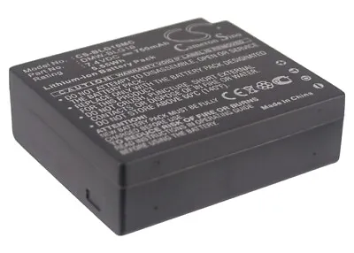 Li-ion Battery For Panasonic Lumix DMC-TX1 Lumix DMC-TZ100 Lumix DMC-TZ101 7.4V • £16.75