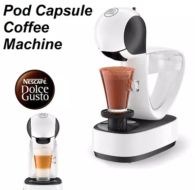 $95 • Buy Nescafe Capsule Pod Coffee Machine Infinissima Hot And Cold 1.2L Dolce Gusto NEW