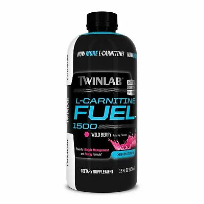 Twinlab L-Carnitine Fuel 1500 Fat Burner Weight Loss Energy 16 Fl Oz WILD BERRY • $28.95