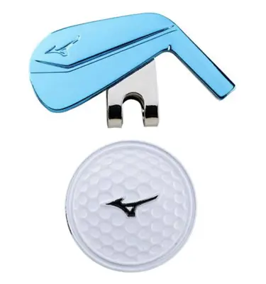 Mizuno Japan Golf Ball Cap Clip Marker Iron 5LJD192100 Blue • $20.51