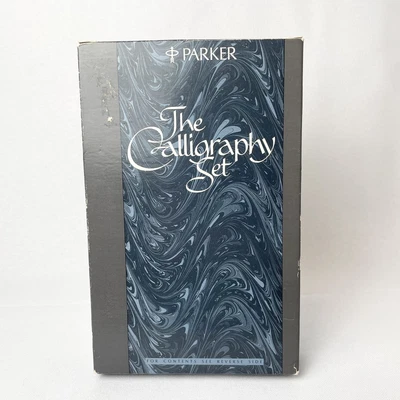 £19.62 • Buy Vintage Parker Fountain Pen The Calligraphy Deluxe Set In Box Made In UK