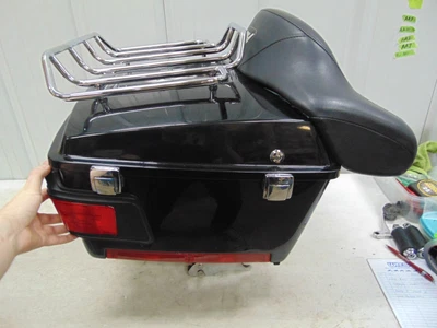 $499.95 • Buy Harley Davidson Vivid Black King Tour Pak With King Tour Pak Brake/Taillight