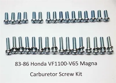 $18.95 • Buy 83-86 Honda VF1100C A V65 Magna Carburetor Screw Kit NEW