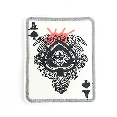 Skull Ace Of Spade Poker Cards Gambling Casino Biker Iron On Patch 2017 • $2.89