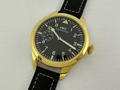 IWC Laco Aviator Luftwaffe Pilots WWII Vintage Swiss Chronometer Watch EXCELLENT • $820