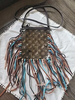 Montana West Western Fringe Horse And Signature Design Clear Crossbody Bag • $39.99