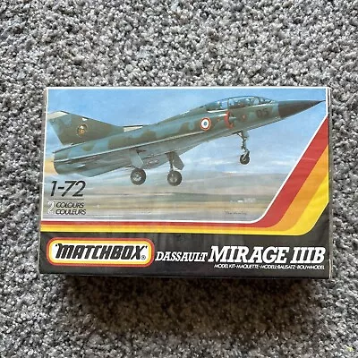 1/72 Matchbox Mirage IIIB Two -Seater Model Kit New Sealed • $18.95