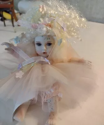 Marie Osmond  Arabella  Fairy Tot Doll Pastel Tulle Flowers Painted Face  • $25