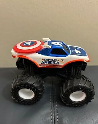 Captain America Mattel Monster Truck 2014 Monster Jam Marvel Super Hero • $19.88