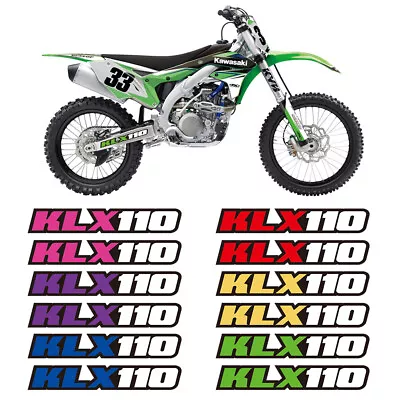 For 2011 Kawasaki KLX 110 Motorcycles Swingarm Decal Sticker Graphics Kit 2pcs • $8