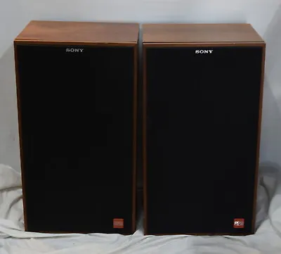 Sony APM-55 3-Way Large Floor Standing Speakers - Vintage Japan 1980's - Rare • $1995