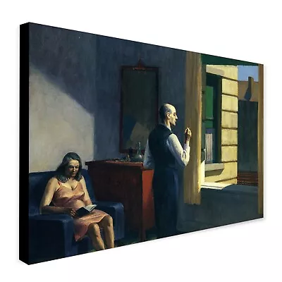 Hotel By A Railroad By Edward Hopper 1952 - Canvas Wall Art Framed Print • £15.99