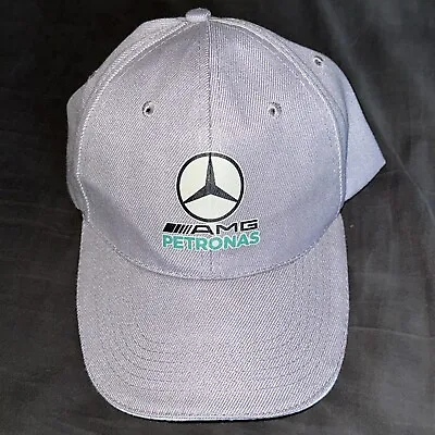 Mercedes AMG Petronas Hat F1 Formula 1 Racing Team Strapback Cap Adjustable Gray • $9.99