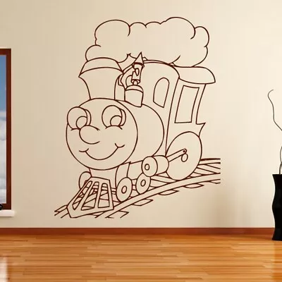 £14.99 • Buy Kids Cartoon Steam Engine Train Wall Art Sticker (AS10141)