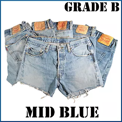 £13.95 • Buy Vintage Womens Levis Denim High Waisted Shorts Jeans Hotpants All Sizes Cut Offs