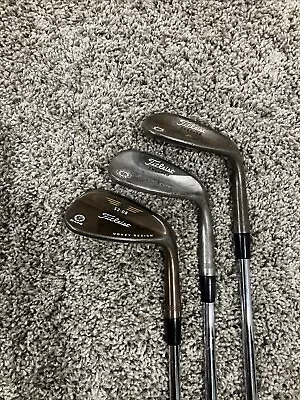 Titleist Vokey Spin Milled Oil Can Wedge Set 52 56 60 Gap Sand Lob RH • $179.95