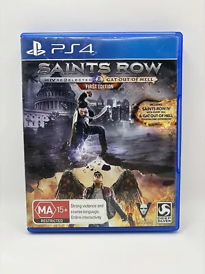 Saints Row IV - Re-Elected & Gat Out Of Hell First Edition - PS4 - No Code Card • $16.99