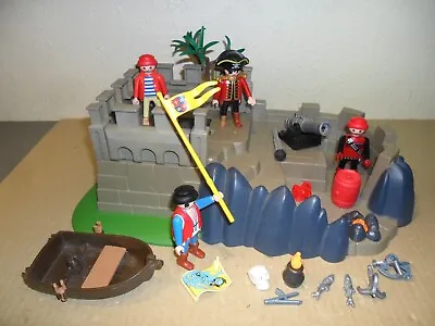 PLAYMOBIL PIRATE FORTRESS CASTLE (figuresAccessoriesBoatCannon) • £9.99