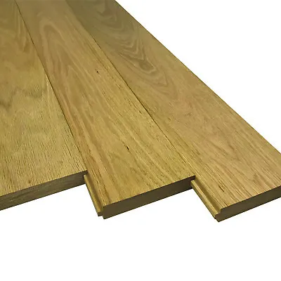 Solid Oak Floor Board Tongue & Groove Prime American White Oak Flooring • £21.85